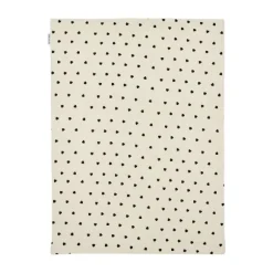 Meyco Deken Borduur Pre-Washed - Sweet Heart - Soft Sand - 100 x 150 cm
