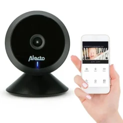 Alecto Wi‑Fi Babyfoon met Camera – SmartBaby5 Zwart