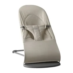 BabyBjörn Balance Soft Wipstoeltje Geweven Jersey Tri-Fabric - Zandgrijs