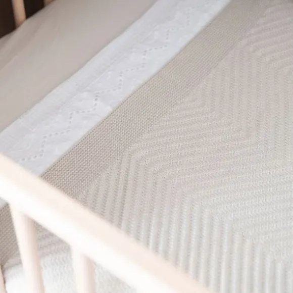 Baby's Only Calm Broderie Ledikantlaken - 120 x 150 cm - Wit