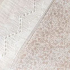 Baby's Only Calm Broderie Wieglaken - 80 x 100 cm - Wit