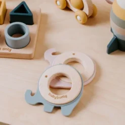 Baby's Only Olifant Bijtring Vintage Blue