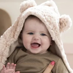 Baby's Only Snow Wikkeldeken Met Oortjes - Oud Roze