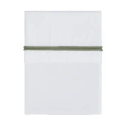 Baby's Only Wieglaken Wit / Urban Green 80 x 100 cm