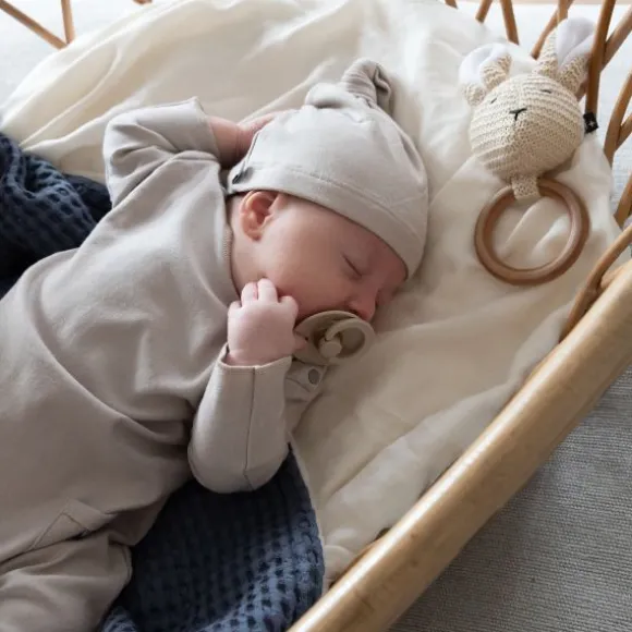 Bamboom Baby Mutsje Beanie - Sand - Prematuur