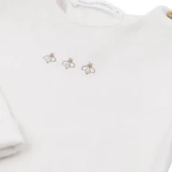 Bamboom Jumpsuit Met Voetjes Bees - Cream