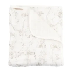 Bamboom Pure Deken - Boomy's world Oyster grey