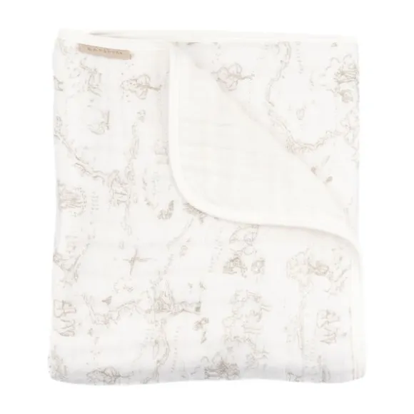 Bamboom Pure Deken - Boomy's world Oyster grey