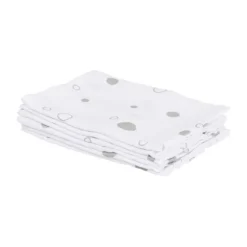 Basicline Bubble Hydrofiel Luiers Grey 6 Stuks