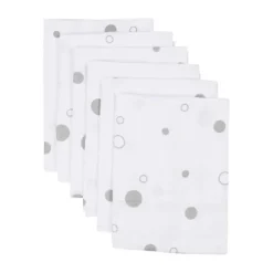 Basicline Bubble Hydrofiel Luiers Grey 6 Stuks
