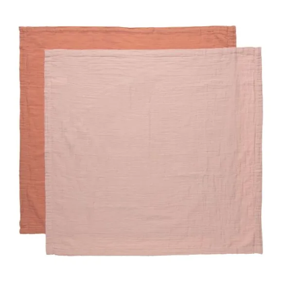 Bebe-Jou Pure Cotton Hydrofiele Doek Pink 70 x 70 cm