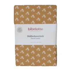 Bibelotte Onder De Bloemen Dekbedovertrek Okergeel 140 x 220 Cm