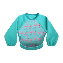 Bibetta Mouwslab Flamingo Turqoise
