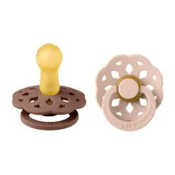 BiBs Boheme Fopspeen Ivory / Sage 0-6 Mnd 2 Stuks