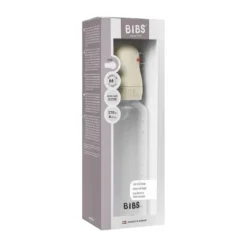 Bibs Fles - Medium Flow - 270 ml - Silicone - Baby Blue