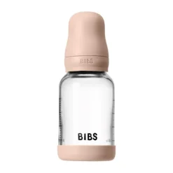 BIBS Fles - Slow Flow - 120 ml - Glas/Latex - Ivory
