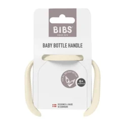BIBS Fles - Slow Flow - 120 ml - Glas/Latex - Ivory