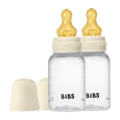 Bibs Fles - Slow Flow - 2 Pack - 150 ml - Latex - Ivory