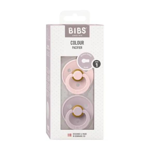 BiBs Fopspeen Dark Oak / Ivory 0-6 Mnd 2 Stuks