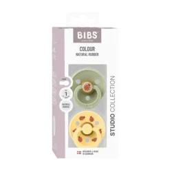 BIBS Studio Colour Fopspenen - 2 Stuks - Size 3 - Bumblee Breeze