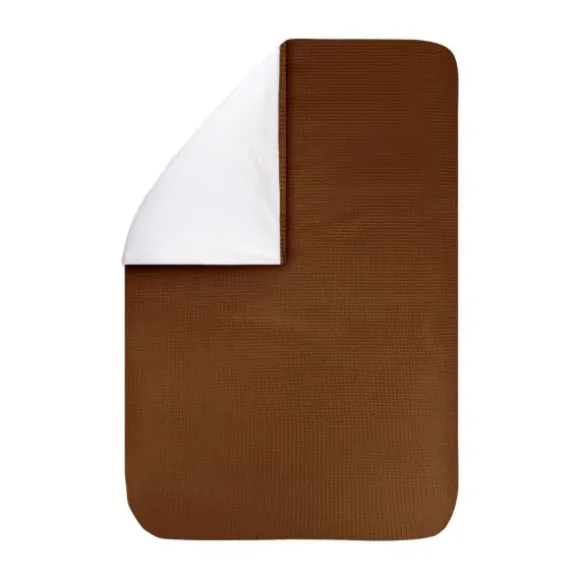 Bink Bedding Pique Dekbedovertrek Oker 100 x 135 cm