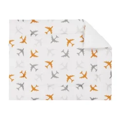 Bink Bedding Planes Boxkleed Blauw 80 x 100 cm