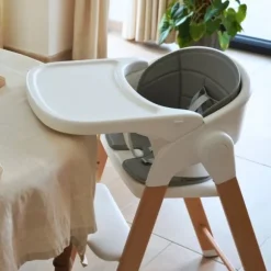 Bo Jungle Grow With Me High Chair - Pure White
