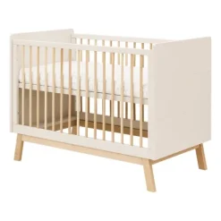 Bopita Babykamer Lines - Dune / Naturel | Ledikant 60 x 120 cm + Commode