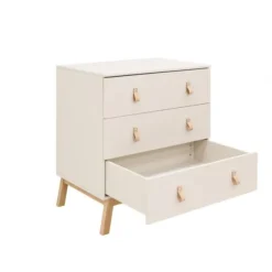 Bopita Babykamer Lines - Dune / Naturel | Ledikant 60 x 120 cm + Commode