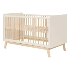 Bopita Babykamer Lines - Dune / Naturel | Ledikant 60 x 120 cm + Commode