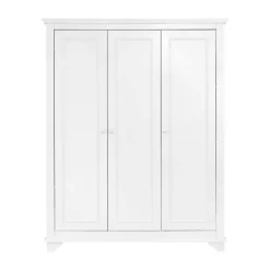 Bopita Charlotte Babykamer Wit | Bed 70 x 140 cm + Commode + Kast 3-Deurs