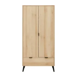 Bopita Fay Bed 60×120 - Naturel/Mat Zwart