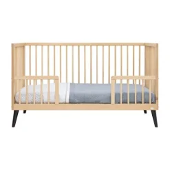Bopita Fay Bedbank 70x140 cm - Naturel/Mat Zwart