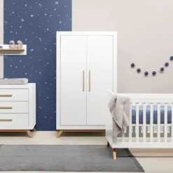 Bopita Fenna Babybed Wit / Naturel 60 x 120 cm