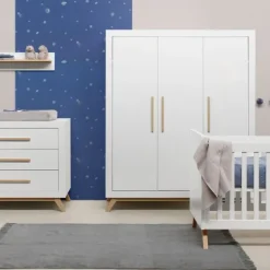 Bopita Fenna Babybed Wit / Naturel 60 x 120 cm
