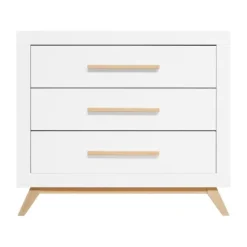 Bopita Fenna Babykamer Wit / Naturel | Bed 70x140 cm + Commode + Kast