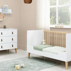 Bopita Indy Babybed Wit / Naturel 60 x 120 cm