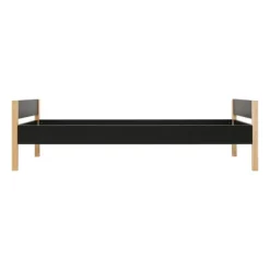 Bopita Lucas Bed - 90 x 200 cm - Zwart / Naturel