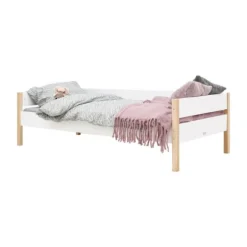Bopita Lucas Bedbank - 90x200 cm - Wit/Naturel