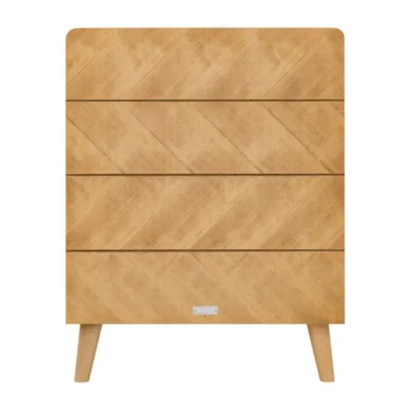 Bopita Manou Babykamer Vintage | Bed 60 x 120 cm + Commode + Kast 2 Deur