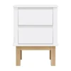 Bopita Mika Bed Wit / Eiken 90 x 200 cm
