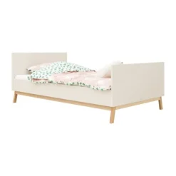 Bopita Saba Tienerkamer - Dune / Naturel - Bed 90x200 cm + Nachtkastje