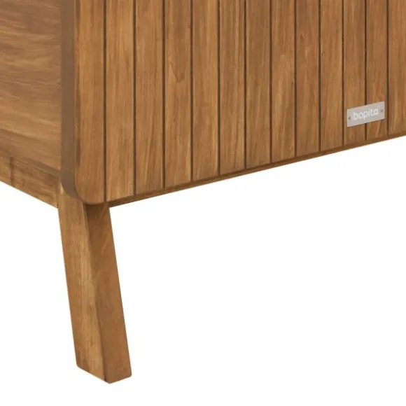Bopita Senna Bedbank - Rose / Wood - 70 x 140 cm