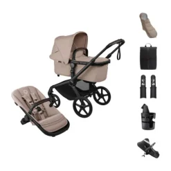 Bugaboo Fox 5 Renew Kinderwagen 2-in-1 - Essential Bundel - Black / Deep Indigo