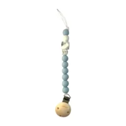 Chewies & More Siliconen Speenclip Baby Blue / Grijs