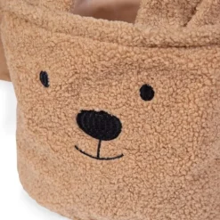 Childhome Teddy Opbergmand – 30 x 30 cm – Bruin