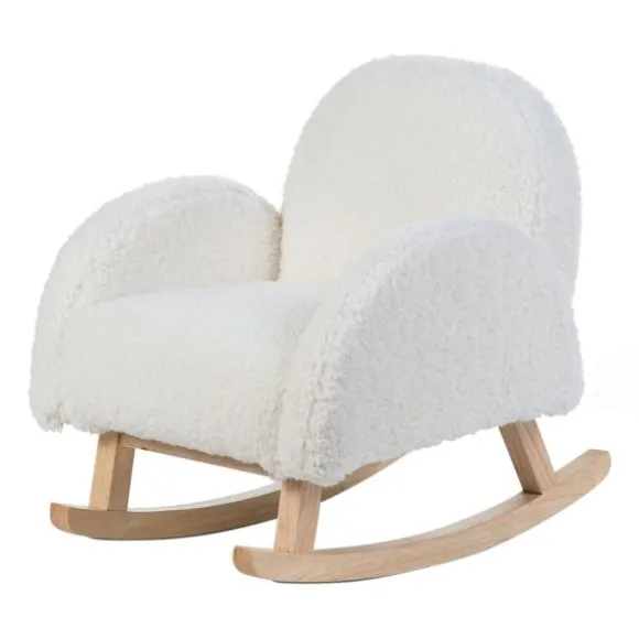 Childhome Teddy Schommelstoel Wit / Naturel