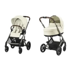 Cybex Balios S Lux Kinderwagen 4-in-1 Almond Beige | Cybex Cloud G I-Size Plus Autostoeltje