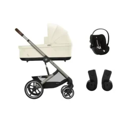 Cybex Balios S Lux Kinderwagen 4-in-1 Almond Beige | Cybex Cloud G I-Size Plus Autostoeltje