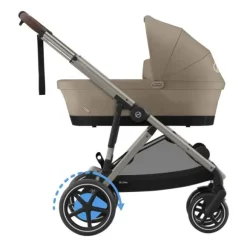 Cybex E-Gazelle S Duowagen - Taupe - Almond Beige / Beige